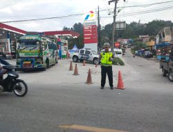 Laksanakan KRYD, Arus Lalin di Kawasan Danau Toba Parapat Terpantau Normal