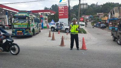 Laksanakan KRYD, Arus Lalin di Kawasan Danau Toba Parapat Terpantau Normal