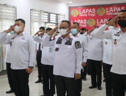 Lapas Kelas IIB Tebing Tinggi Hadiri Apel Awal Tahun 2023, Menkumham Ajak Jajaran Dukung Rencana Kerja Pemerintah