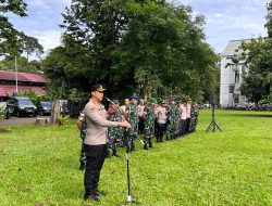 Polresta Bogor Gelar Apel Pasukan dan Pengamanan Kunjungan PM Malaysia di Istana Bogor