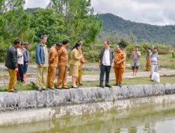 Bupati Humbahas Kunker Ke Unit Pembibitan Peternakan dan Balai Benih Ikan