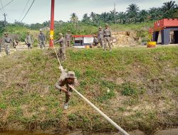 Personel Batalyon C Pelopor Brimob Polda Aceh Laksanakan Latihan Ketangkasan Lapangan Brigade Mobile