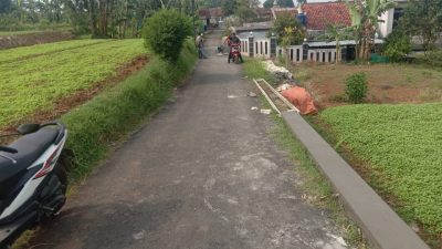 Tinggal Menunggu Peresmian, Pekerjaan Samisade Desa Bojong kecamatan Kemang Sudah Rampung