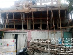 Dua Bangunan Megah Bebas Berdiri Tanpa PBG Diduga Famili Ketua PPP Kota Medan