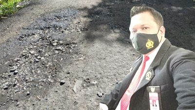 Diduga Pekerjaan Samisade Desa Tegal Cigudeg Jauh Dari Spek, Terlihat Belum Setahun Jalan Sudah Rusak Kembali