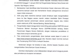 Bupati Surati Para ASN Taput Mendapat Bantuan Sosial PKH dan BNPT agar Dikembalikan