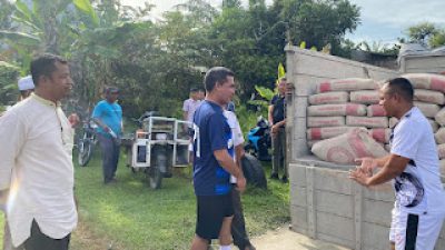 Kapolres Batu Bara Laksanakan Olahraga Bersama Sekaligus Berikan Bantuan Pembangunan Madrasah Al-Insani Nul Yakin di Desa Tanjung Kubah