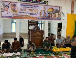 Desa Simpang Abail  Merayakan Isra Mi’raj Nabi Muhammad SAW 1444 H