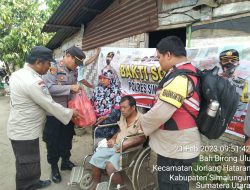 Polres Simalungun Berikan Bantuan dan Pembinaan kepada Masyarakat yang Tinggal Didaerah Kumuh