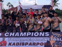MAN Insan Cendikia Sabet Juara I Turnamen Bola Basket Piala Kadisparpora