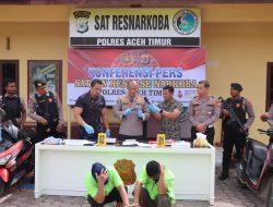 Miliki Sabu dan Senpi, Dua Sejoli ini Ditangkap Polisi