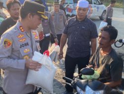 Berbagi Sembako dan Takjil di Bulan Ramadhan, Kapolres Batu Bara : Kesempatan Yang Mulia Bisa Hadir Ditengah- Tengah Masyarakat