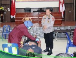 Polres Aceh Timur Beri Layanan Kesehatan Home Visit Bagi Personel yang Sakit