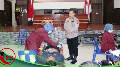 Polres Aceh Timur Beri Layanan Kesehatan Home Visit Bagi Personel yang Sakit