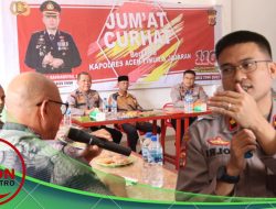 Polres Aceh Timur Berikan Layanan Terbaik kepada Masyarakat Lewat Jumat Curhat