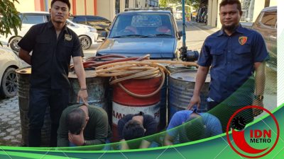 Polisi Ringkus 3 Pelaku Penyalahgunaan 1,5 Ton BBM Bersubsidi   