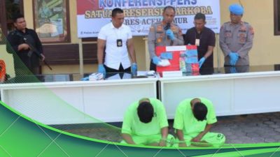 Gawat!!! Dua Pria Ini Jadikan Pekarangan Mesjid Lapak Transaksi Sabu