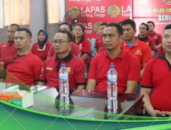 Semarak HBP Ke-59, Lapas Tebing Tinggi Ikuti Pembukaan Pekan Olahraga Pemasyarakatan secara Virtual