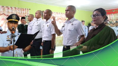 Sah! 4 Orang CPNS Lapas Tanjung Balai Diambil Sumpah PNS menjadi ASN 100%