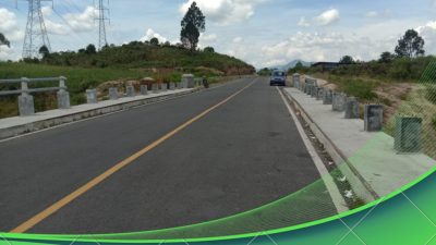 Gawat! Besi Pembatas Jembatan Aek Simokmok Jalan Ringrond Sokerno Hatta Disikat Maling