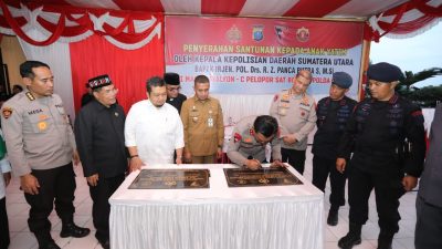 Kapolda Sumut Resmikan 50 Unit Rumah Dinas Batalyon C Pelopor Brimob