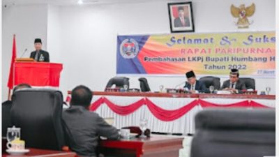 DPRD Humbahas Gelar Rapat Paripurna TA 2022
