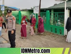 Polres Humbahas Lakukan Pengamanan Sholat Idul Fitri