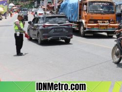 Hari Pertama Usai Cuti Lebaran, Polres Simalungun Siaga Antisipasi Lalu Lintas Ramai Lancar