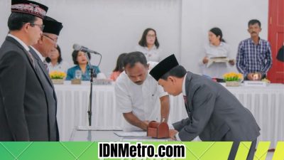 Wakil Bupati Humbahas Hadiri Pengambilan Sumpah Janji PAW Anggota DPRD Darwin Marbun