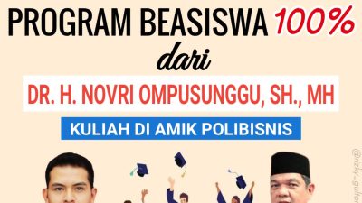 Ayo Daftar Segera! Haji Novri Ompusunggu Buka Program Beasiswa Kuliah D3