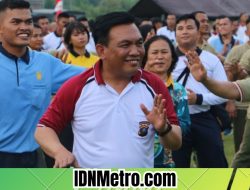 Pererat Sinergitas, TNI-Polri dan Forkopimda Gelar Olah Raga Bersama di Mapolda Sumut   