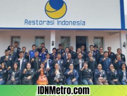 Persiapan Pendaftaran Caleg 11 Mei 2023  Ke KPUD Taput,Partai NasDem Adakan Pertemuan Ramah Tamah Dikantor DPD NasDem