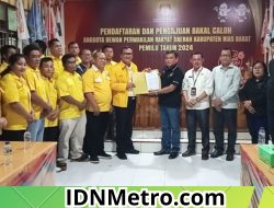 Era Era Hia Pimpin Langsung Pendaftaran Bacaleg Golkar di KPUD Nias Barat