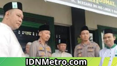 Wakapoldasu dan Kapolsek Percut Seituan Safari Subuh Berkah di Masjid Hidayatul Muslimin