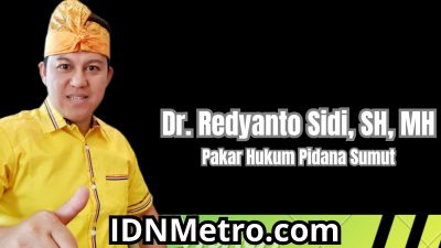 Dr Redyanto Pakar Hukum Pidana : Jamwas Harus Turun Tangan Pantau Kasus Dugaan Korupsi Kades Betimus