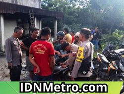 Polres Simalungun Bantu Evakuasi Korban Kebakaran di Kecamatan Dolok Masagal