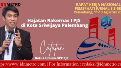 Hajatan Rakernas I PJS di Kota Sriwijaya Palembang