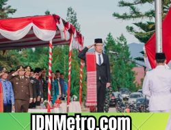 Bupati Humbahas Pimpin Upacara Peringatan Hari Lahir Pancasila Tahun 2023