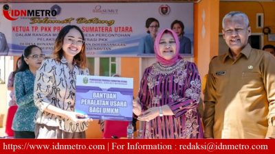 Ketua TP PKK Provsu Monitoring Desa Percontohan di Humbahas