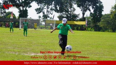 Kick Off Mayjen Daniel Chardin Awali Turnamen Sepak Bola Union Pangdam I/BB Cup 2023