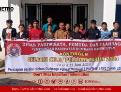 Pemkab Humbahas Berangkatkan Kontingen Ikuti Seleksi POPNAS Tahun 2023