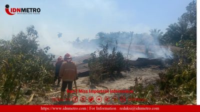 Warga Rakutta Sembiring Mendadak Heboh, Satu Unit Rumah Terbakar