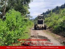 Ruas Jalan Batugajah-Pakpak Bharat Diperbaiki Atas Usulan Proposal Bupati Humbahas kepada Gubsu