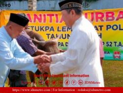 Setukpa Lemdiklat Polri Sembelih 65 Ekor Sapi dan 20 Ekor Kambing, di Hari Raya Idul Adha 1444 Hijriah