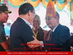 Bupati Humbahas Hadiri Doa Syukuran Ompu Solam Nainggolan di Onanganjang