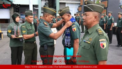 Dandim 0808/Blitar Lepas Anggota Perwira dan Bintara Memasuki Masa Persiapan Pensiun