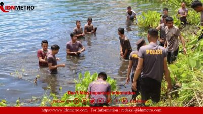 Peduli Lingkungan, Polres Humbahas Laksanakan Bersih-besih di Pinggiran Danau Toba