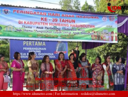 Hari Anak Nasional Diperingati di Humbahas