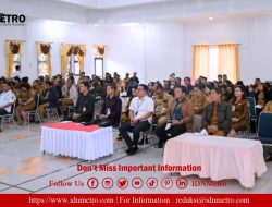 Dosmar Banjarnahor Buka FGD Penyusunan Roadmap SIDa