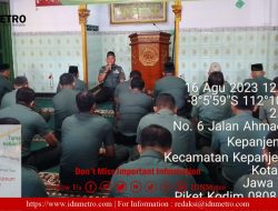 Dalam Rangka HUT RI Ke -78 Tahun 2023, Kodim 0808/Blitar Gelar Doa Bersama